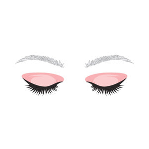 lashes and brows illustration